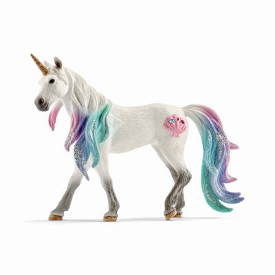 241057 Sea Unicorn Mare For Ages 3 & Up - White With Rainbow Colors