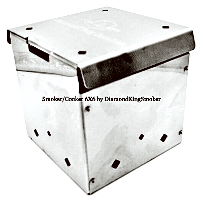Diamond King Smoker 247281 Powerful Mini Smoker & Cooker