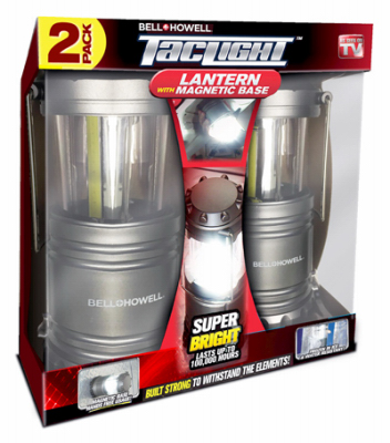 244453 Bell & Howell Magnetic Tac Light Lantern - Pack Of 2