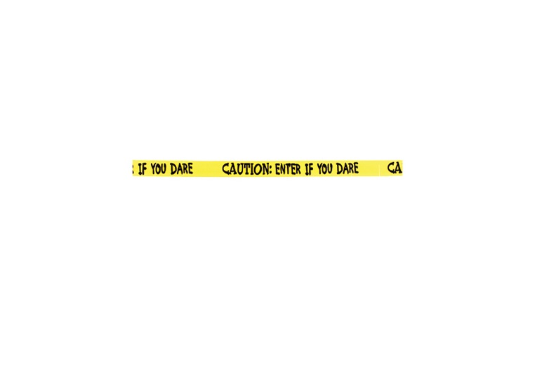 238891 50 Ft. Halloween Caution Tape - Yellow
