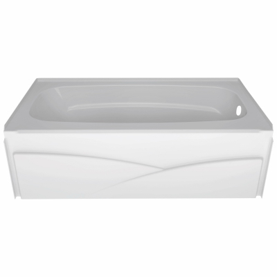 Delta Faucet 245046 High Gloss Right Hand Drain Acrylic Skirted Bathtub - Bright White