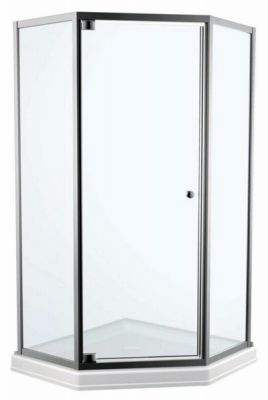 Delta Faucet 245045 26 X 67.50 In. Framed Neo Angle Hinged Shower Door - Chrome