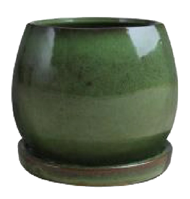 227354 8 In. Green Artisan Pot