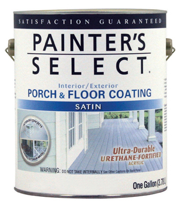 106656 1 Gal Usf-10 Exterior Urethane Fortified Satin Porch & Floor Coating - Dark Gray