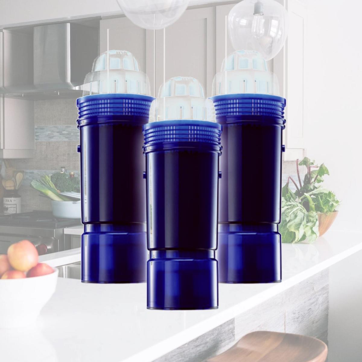 Picture of Kaz 229976 Ultimate Lead Reduction Water Pitcher Replacement Filter with Tray - Pack of 3