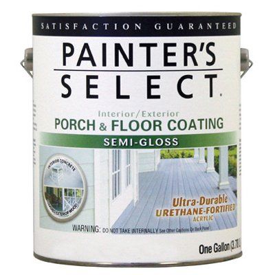 True Value 106665 1 Gal Exterior Semi-gloss Porch & Floor Coating, Urethane Fortified - Dark Gray