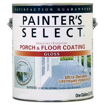 True Value 106676 1 Gal Exterior Gloss Porch & Floor Coating, Urethane Fortified - Dark Gray
