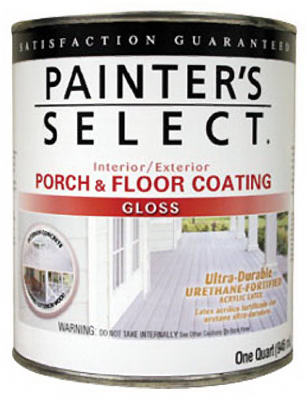 True Value 112188 1 Qt Interior & Exterior Gloss Porch & Floor Coating, Urethane Fortified - Tile Red