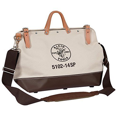 240718 14 In. Canvas Deluxe Tool Bag