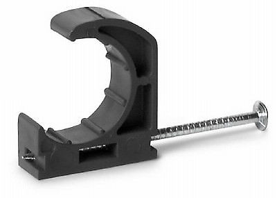 236731 0.75 In. Half Clamp With Nail - Pack Of 50