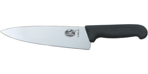 246924 8 In. Chefs Knife With Black Handle