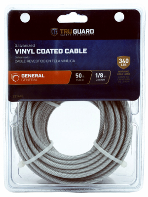 231448 0.12 In. X 50 Ft. Tru-guard Vinyl Coated Cable