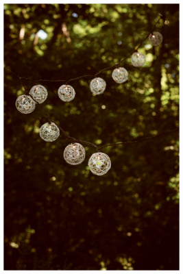 231773 120v Four Seasons Courtyard Silver Crazywire Ball String Light Set, 10 Count