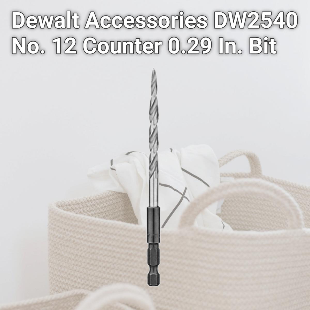 Picture of Dewalt Accessories DW2540 No. 12 Counter 0.29 In. Bit