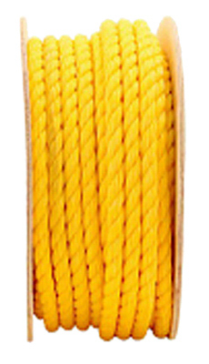 235090 0.75 In. X 100 Ft. Yellow Twisted Polypropylene Rope