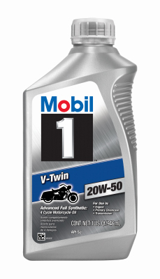 Mobil 1 V-twin Quart 20w50 Synthetic Motorcycle Oil Pack Of 6