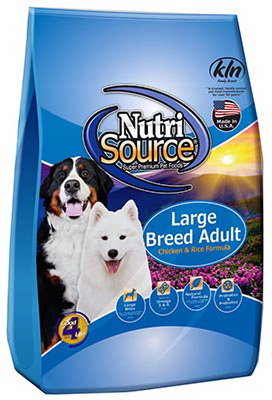 187864 30 Lbs Nutrisource Chicken & Rice Large Breed Adult Dog Food