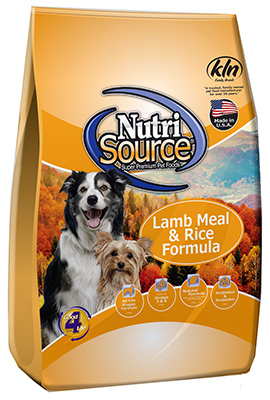 30 Lbs Nutrisource Lamb & Rice Adult Dog Food
