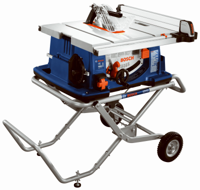 240899 10 In. Worksite Table Saw With Gravity Rise Wheeled Stand