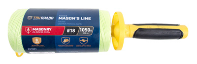 231831 No. 18 X 1050 Ft. Tru-guard High Visibility Neon Yellow Twisted Nylon Mason Twine