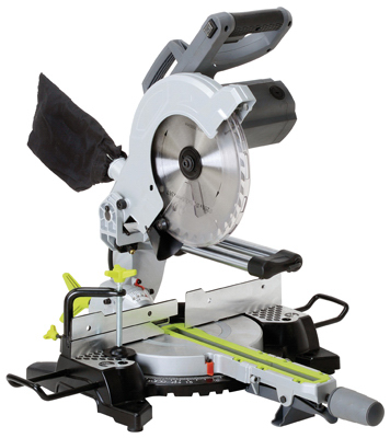 235550 10 In. 15a Motor 4500 Rpm Master Mechanic Compact Sliding Miter Saw