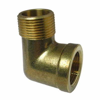 208179 0.75 Male Iron Pipe X 0.75 In. 90 Deg Female Pipe Thread Brass Street Elbow