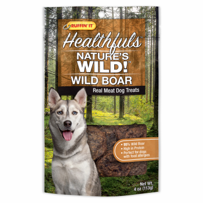 Products 236394 4 Oz Healthfuls Natures Wild Wild Boar Real Meat Dog Treats