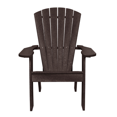 245809 Captiva Espresso Adirondack Chair With A Contoured Back