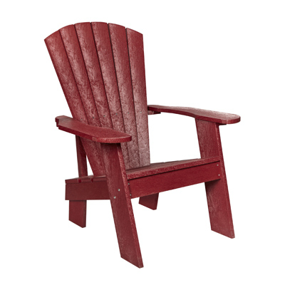245808 Captiva Bordeaux Adirondack Chair With A Contoured Back