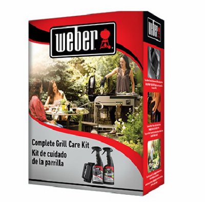 242512 16 Oz Weber Complete Grill Care Cleaning Kit, 4 Piece