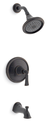 248026 Bronze Finish Single Handle Tub & Shower Faucet