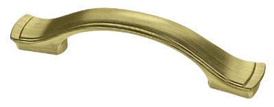 248484 3.75 X 96 Mm Antique Brass Dual Mount Step Edge Pull
