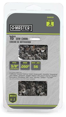 Oregon Cutting Systems 245151 16 In. Master Mechanic C-loop Chain - Pack Of 2