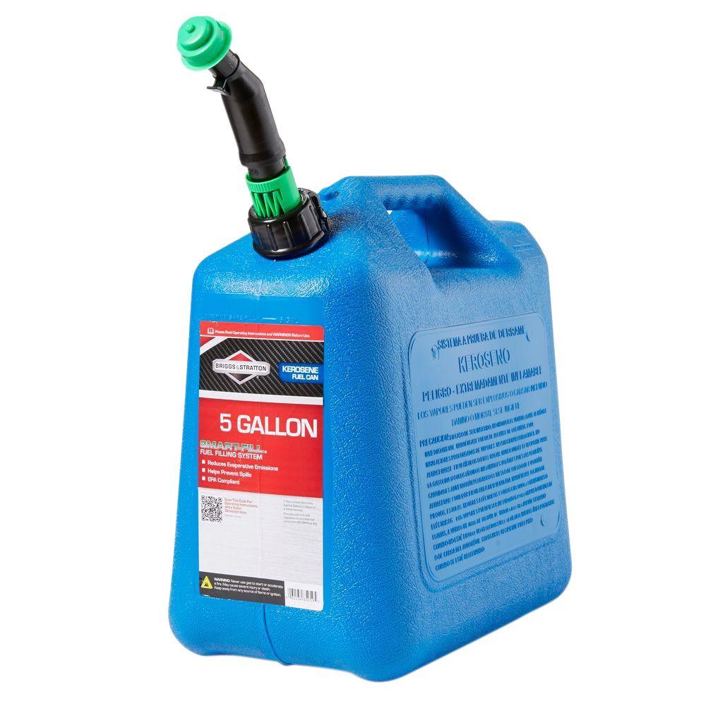 248478 5 Gal Blue Portable High Density Polyethylene Kerosene Can