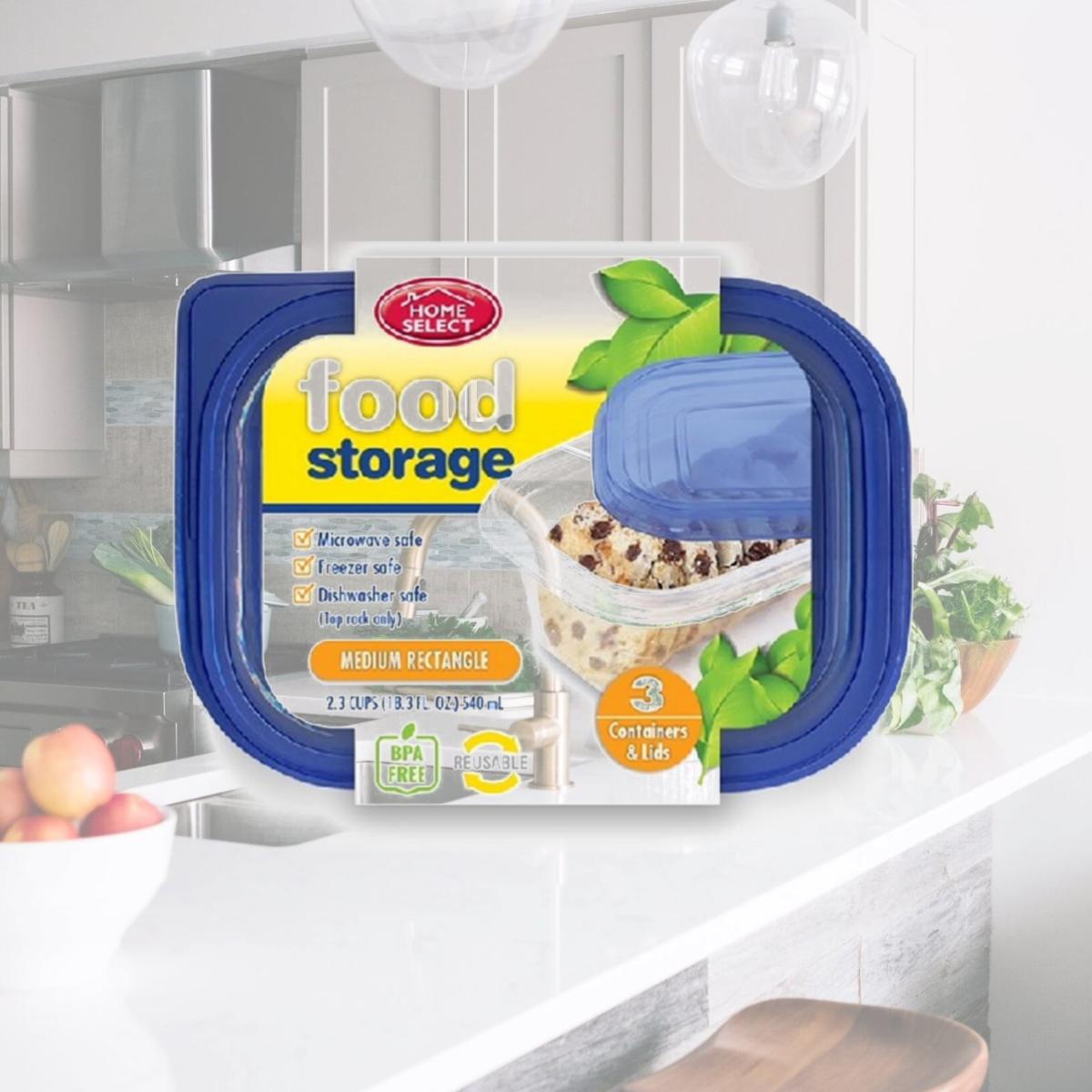 Picture of Delta Brands &amp; Products 248707 2.3 Cup Food Storage Container - 3 Count Pack of 12