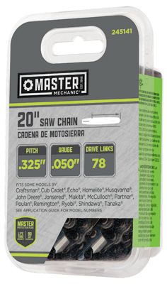 Oregon Cutting Systems 245141 20 In. Master Mechanic 33sl Pro-guard Premium C-loop Saw Chain