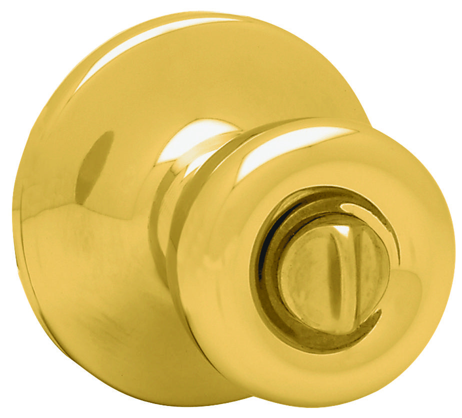 Kwikset 248453 Polished Brass Tylo Privacy Lockset