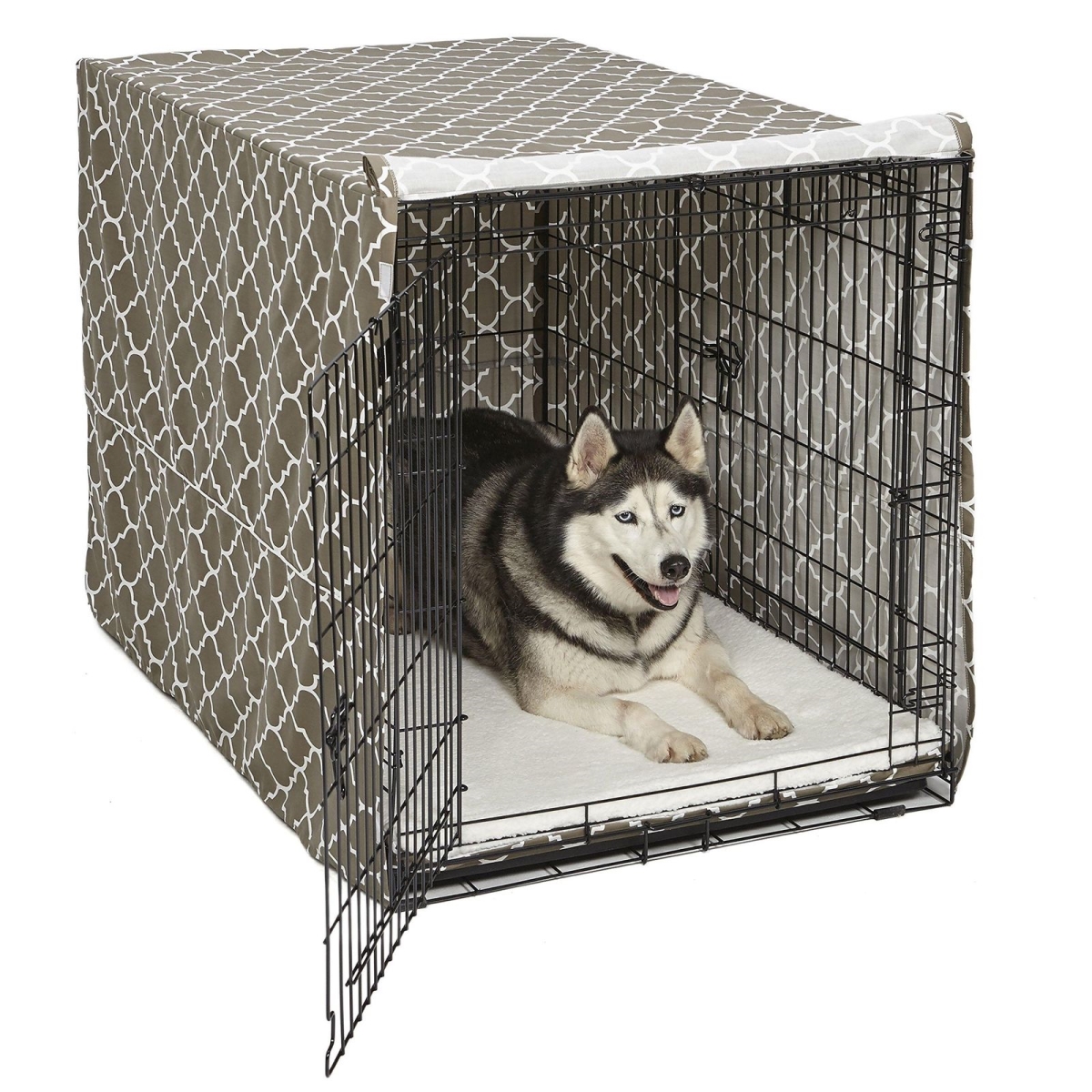 249519 36 In. Brn Pets Dog Crate Cover