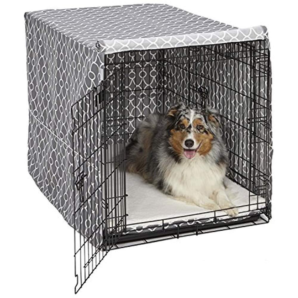 249521 48 In. Brn Pets Dog Crate Cover