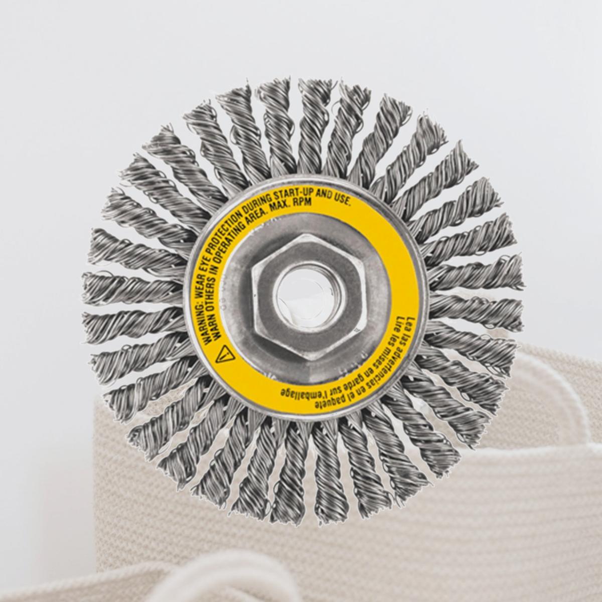 Picture of Dewalt Accessories DW49201 5 x 0.63-11 in. Carbon Steel Crimped Cup Brush