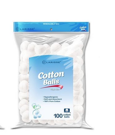 248996 Cotton Balls - 100 Count - Pack Of 24