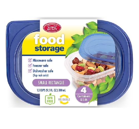 248998 1.2c Food Container - 4 Count - Pack Of 12