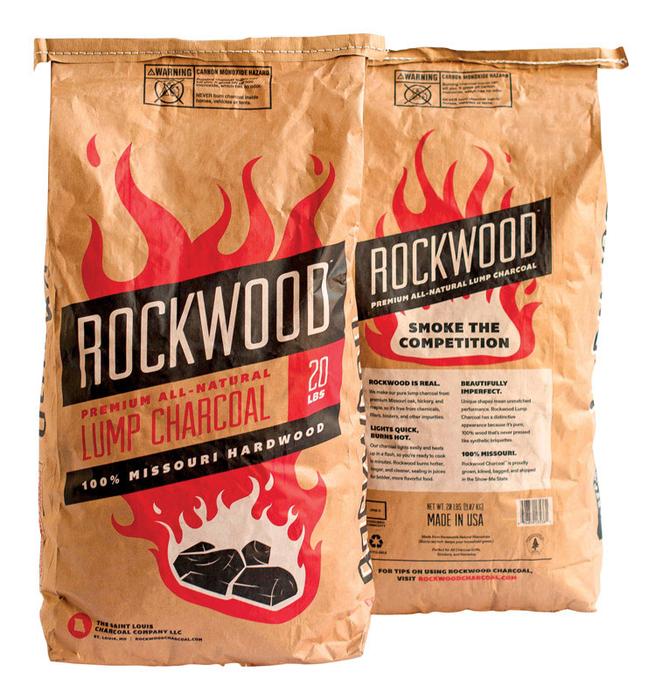 249526 20 Lbs Rockwood Organic Hardwood Lump Charcoal