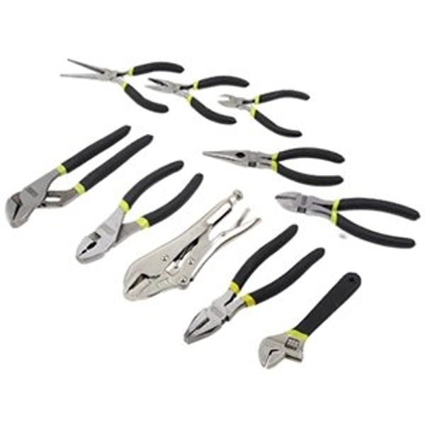 Master Mechanic Pliers & Wrench Set - 10 Piece