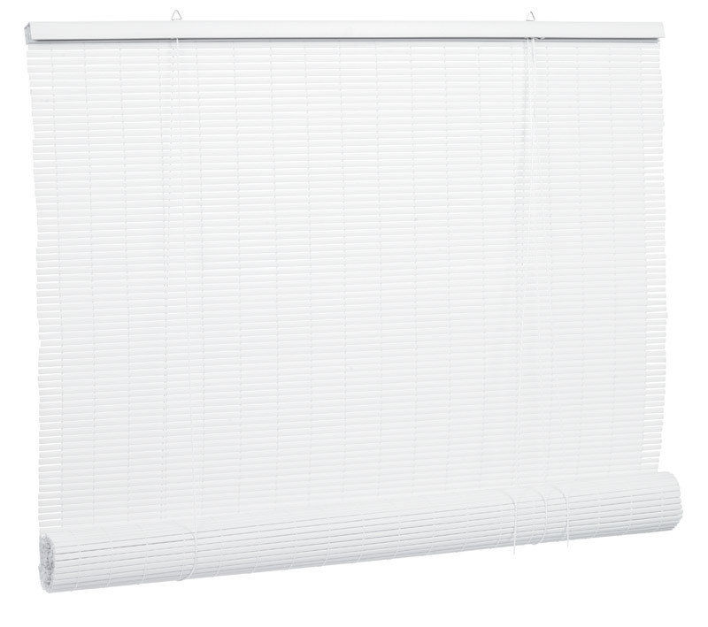 249179 60 X 72 In. Pvc Roll Up Blind, White