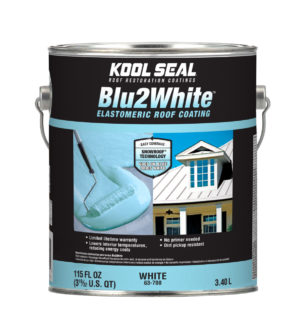 249044 1 Gal Kool Seal Blu2white Elastomeric Roof Coating