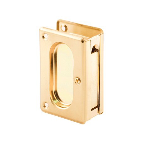250640 Deluxe Pocket Door Passage Pull, Solid Brass