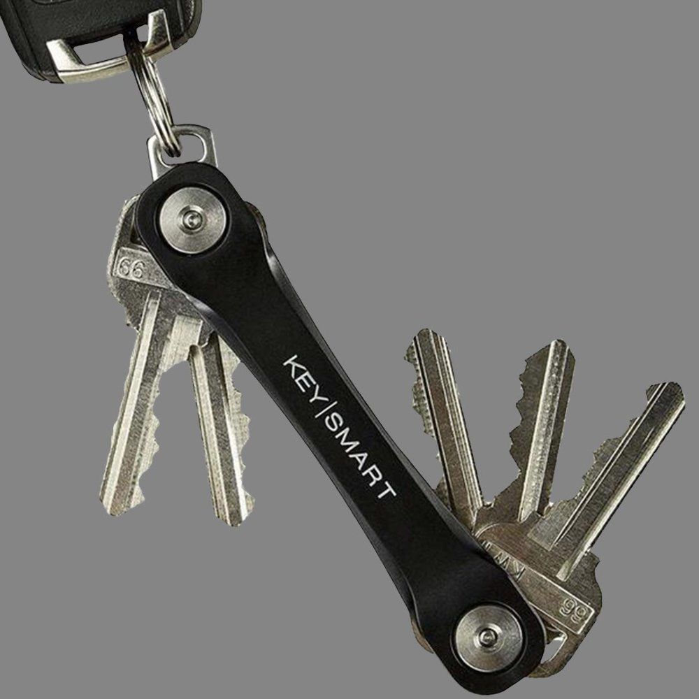 249765 Keysmart Flex Compact Key Holder, Black