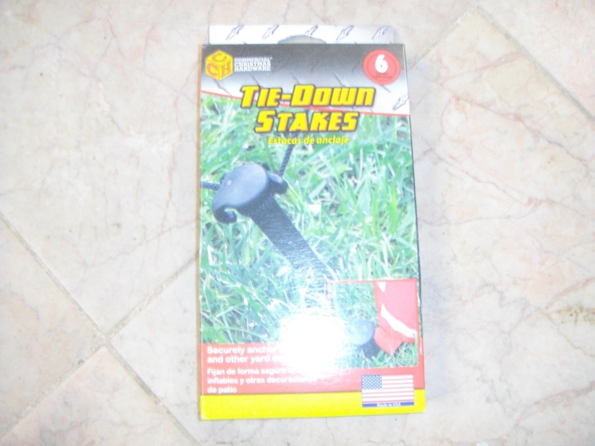 222447 Tie Down Stakes, 6 Count