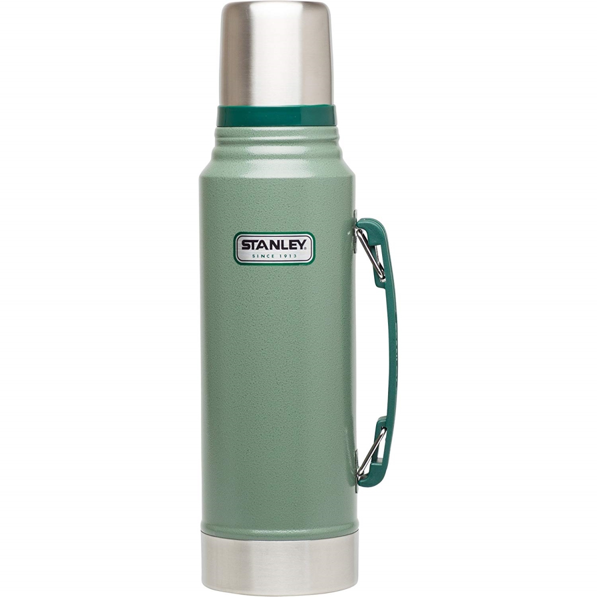 253054 Stanley Hammertone Green Stainless Steel Wide Mouth Vacuum Bottle